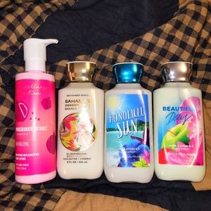 Bath and Body works lotions